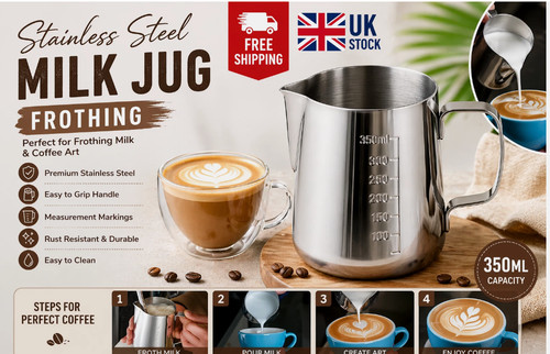 Stainless steel milk - stainless, jug