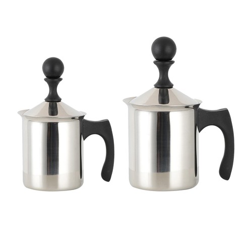 Stainless steel manual milk - stainless,