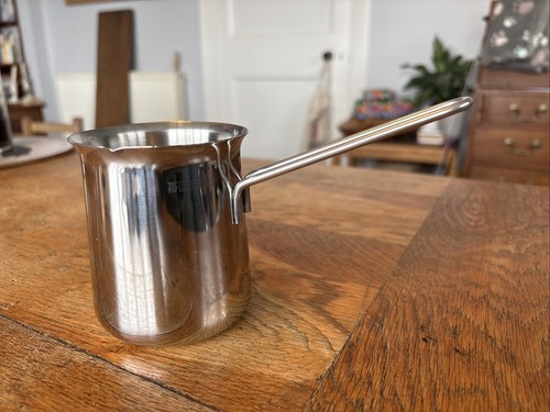 Stainless steel milk jug - stainless,