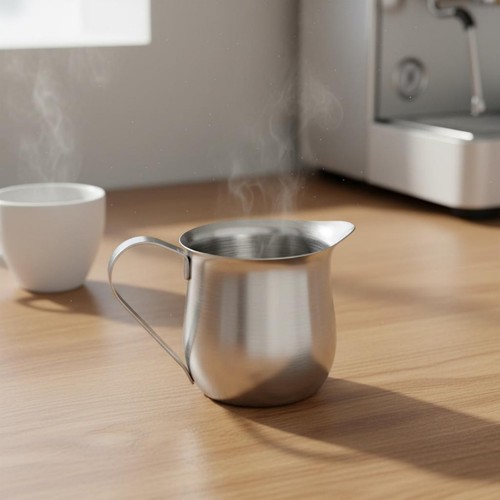 Stainless steel milk frother - milk,