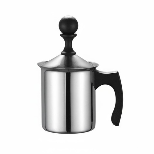 Stainless steel milk frother - stainless,