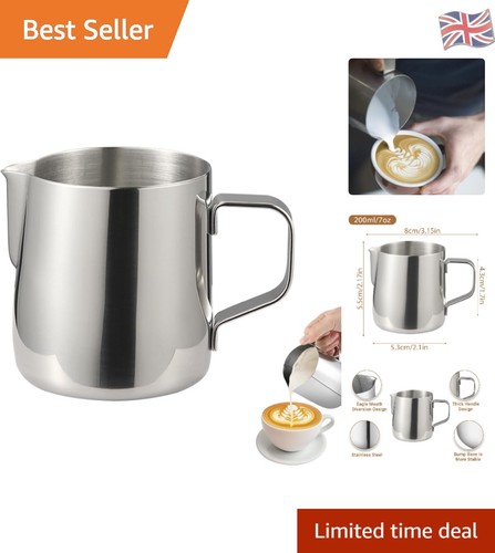 200ml stainless steel milk - 200ml,