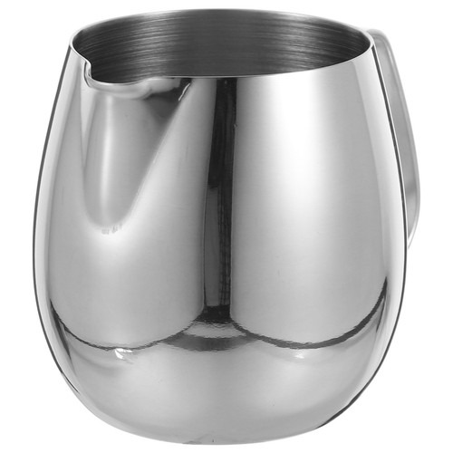 Metal milk frother cup - metal,