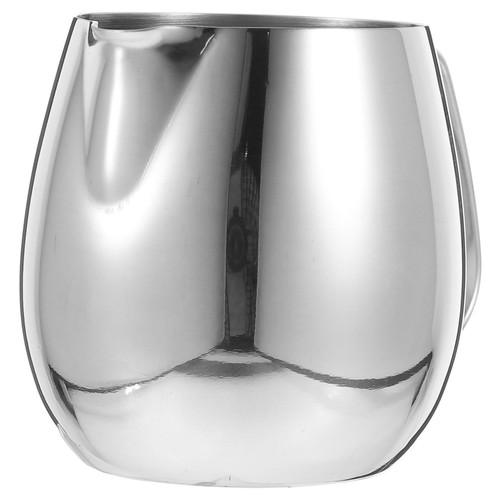 Stainless steel milk frother - steel,