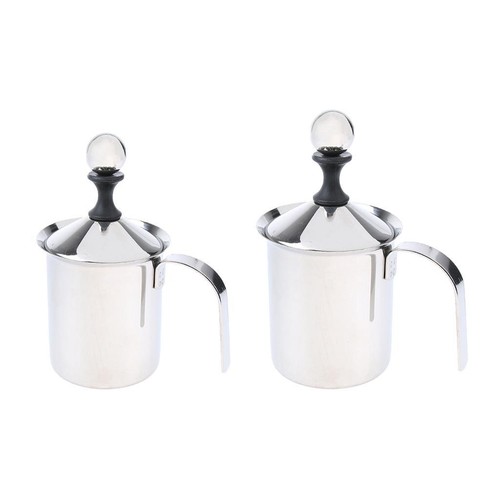 Manual milk frother stainless - manual,