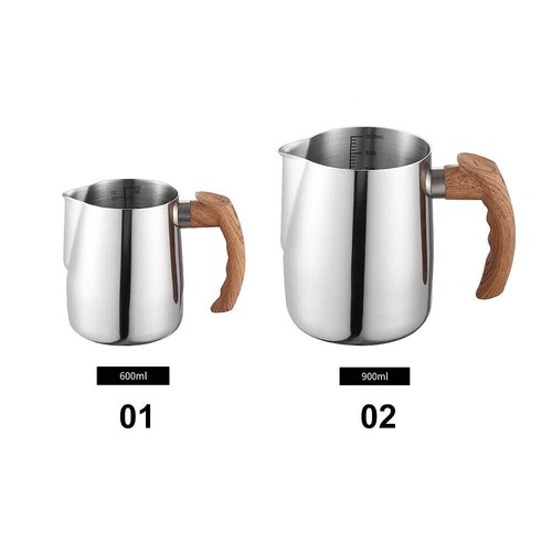 600 900ml stainless steel milk - 600/900ml,