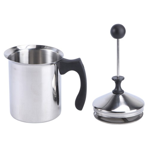 Stainless steel milk frother - steel,