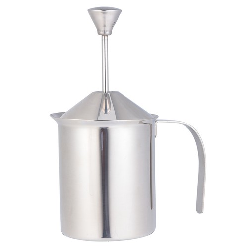 Stainless steel milk frother - stainless,